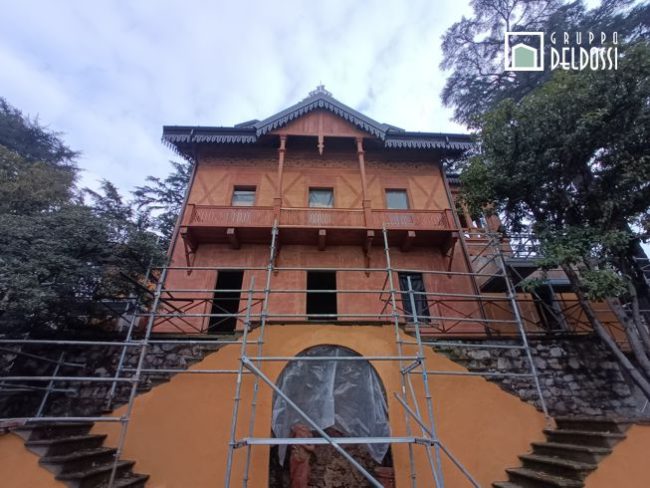 Restauro villa Liberty conservazione beni culturali