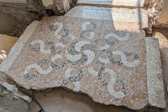 Restauro mosaico e seminato beni culturali